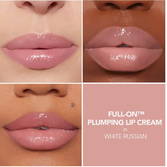 Buxom Full-On Plumping Lip Cream Gloss ~White Russian (Pink Champagne) 4.2ml NIB - Picture 5 of 11